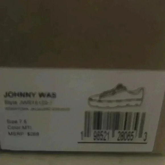 NEW WITH BOX JOHNNY WAS DOWNTOWN JACQUARD SNEAKER - Picture 10 of 10
